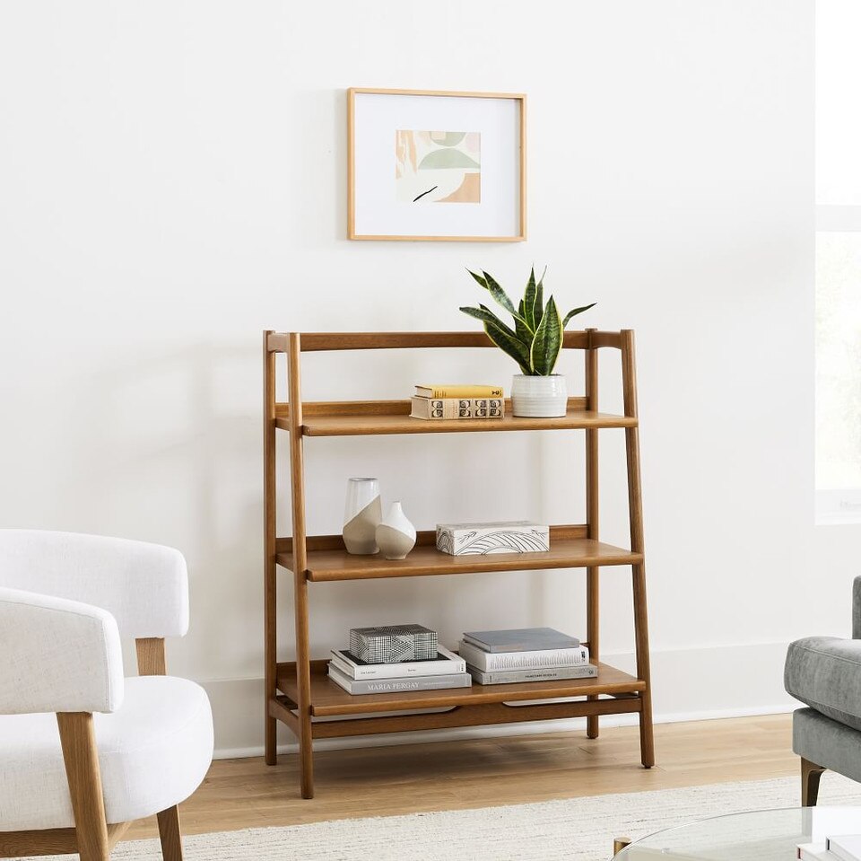 MidCentury Bookshelf Low Wide West Elm Australia